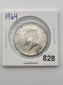 1964 Kennedy Half Dollar Silver Coin