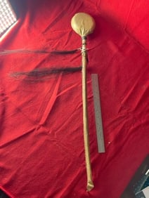 Large War Club Bound in Leather