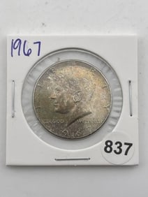 1967 Kennedy Half Dollar Silver Coin