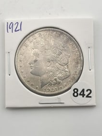 1921 Morgan Silver Dollar Coin