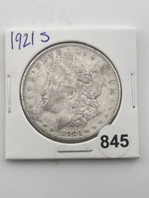 1921 S Morgan Silver Dollar Coin