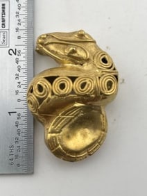 Tumbaga Tairona Gold Figurine UNKNOWN MATERIAL Indian Artifact Arrowhead