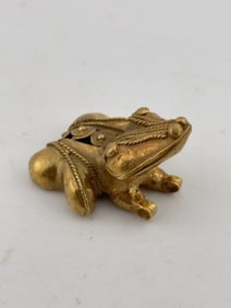Tumbaga Tairona Gold Figurine UNKNOWN MATERIAL Indian Artifact Arrowhead