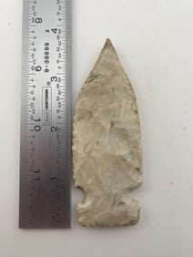 3 & 7/8" Hickory Ridge Indian Artifact Arrowhead