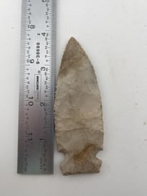 3 & 7/8" Cache River Indian Artifact Arrowhead