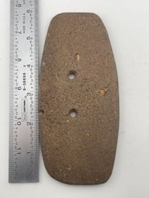 Gorget Indian Artifact Arrowhead