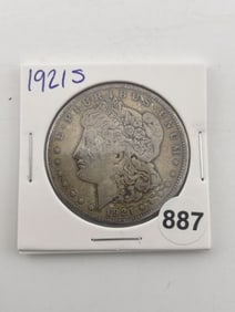 1921 S Morgan Silver Dollar Coin