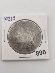 1921 S Morgan Silver Dollar Coin