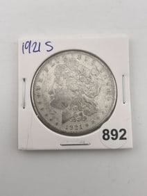 1921 S Morgan Silver Dollar Coin
