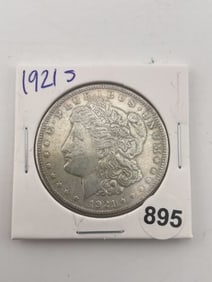 1921 S Morgan Silver Dollar Coin