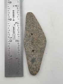 Gorget Indian Artifact Arrowhead