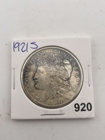1921 S Morgan Silver Dollar Coin