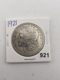 1921 Morgan Silver Dollar Coin