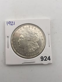 1921 Morgan Silver Dollar Coin