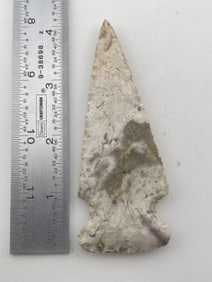 Side Notch Indian Artifact Arrowhead