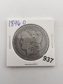 1896 O Morgan Silver Dollar Coin