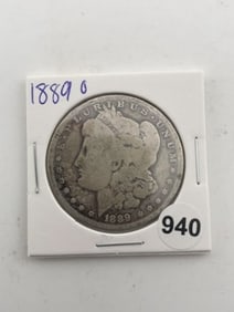 1889 O Morgan Silver Dollar Coin