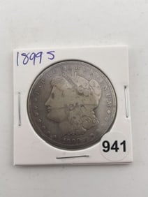 1899 S Morgan Silver Dollar Coin