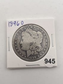 1896 O Morgan Silver Dollar Coin