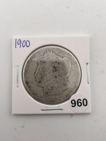 1900 Morgan Silver Dollar Coin