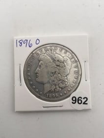 1896 O Morgan Silver Dollar Coin