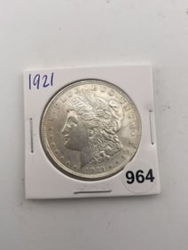 1921 Morgan Silver Dollar Coin