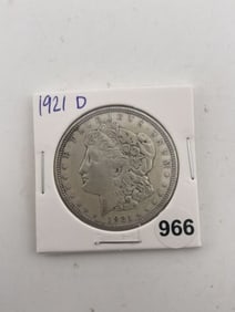 1921 D Morgan Silver Dollar Coin