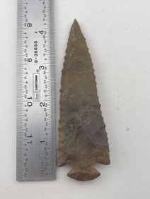 4 & 3/8" Dovetail Indian Artifact Arrowhead