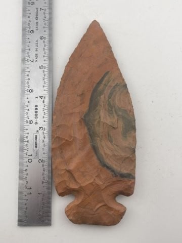 6 & 3/4" Dovetail Indian Artifact Arrowhead (1 of 3)