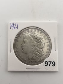 1921 Morgan Silver Dollar Coin