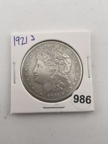 1921 S Morgan Silver Dollar Coin