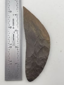 Crescent Knife Indian Artifact Arrowhead