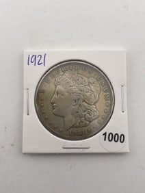 1921 Morgan Silver Dollar Coin