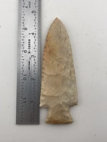 4 & 1/2" Hardin Indian Artifact Arrowhead