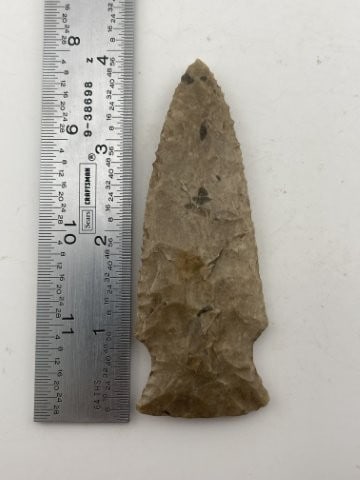 3 & 3/4" Hardin Indian Artifact Arrowhead (1 of 3)