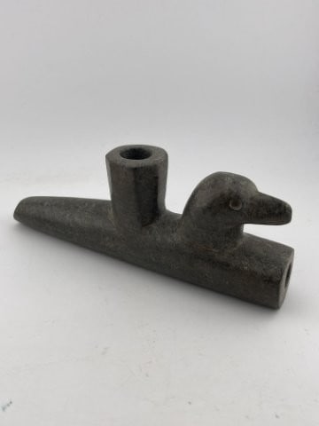 Bird Effigy Stone Pipe Indian Artifact Arrowhead (1 of 8)