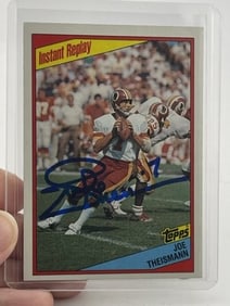 Joe Theisman Hand Signed Authentic Autograph