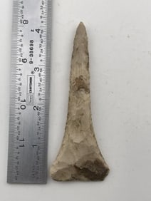 4" Drill Indian Artifact Arrowhead