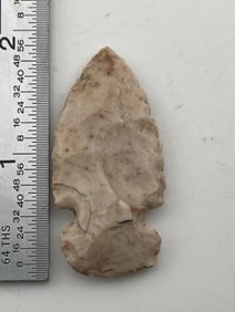 1 & 3/4" Side Notch Indian Artifact Arrowhead