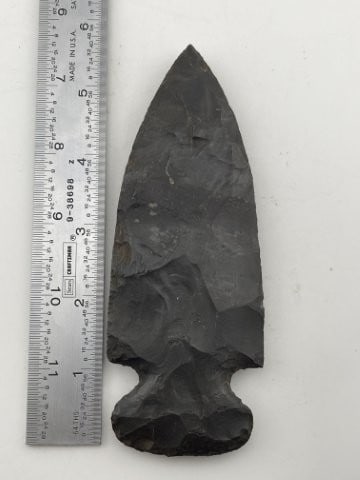 5 & 3/4" Hardin Indian Artifact Arrowhead (1 of 4)