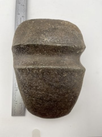 Grooved Axe Indian Artifact Arrowhead: KEY WORDS: INDIAN ARTIFACT ARTIFACTS ARROWHEAD ARROWHEADS NATIVE AMERICAN MISSISSIPPIAN QUAPAW CADDO POTTERY COINS MORGAN DOLLAR PEACE DOLLAR SILVER COINS Arkansas. Now taking in consignments for pre-