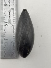 Hematite Plummet Indian Artifact Arrowhead