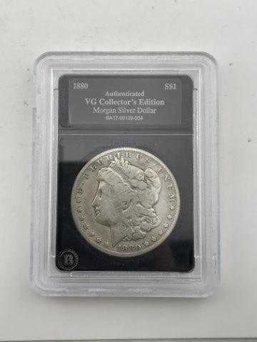 1880 Morgan Silver Dollar Coin (1 of 2)