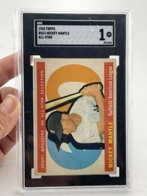 1960 Topps Mickey Mantle Baseball Card