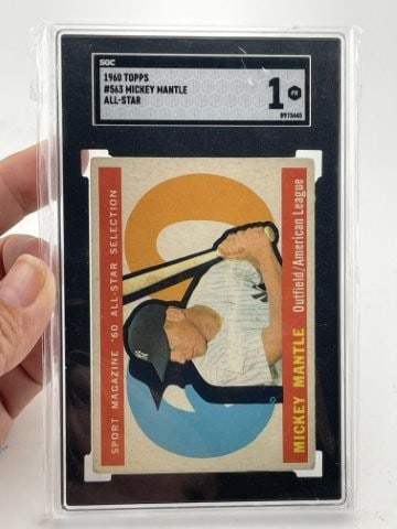 1960 Topps Mickey Mantle Baseball Card: KEY WORDS: INDIAN ARTIFACT ARTIFACTS ARROWHEAD ARROWHEADS NATIVE AMERICAN MISSISSIPPIAN QUAPAW CADDO POTTERY COINS MORGAN DOLLAR PEACE DOLLAR SILVER COINS Arkansas. Now taking in consignments for pre-