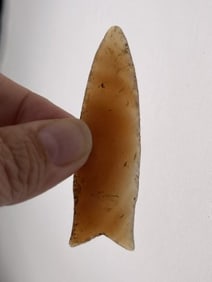 2 & 5/8" Gem Quality Clovis Indian Artifact Arrowhead