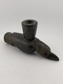 Bird Effigy Stone Pipe Indian Artifact Arrowhead