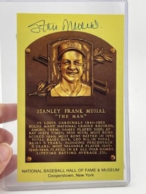 Stan Musial Hand Signed Authentic Autograph