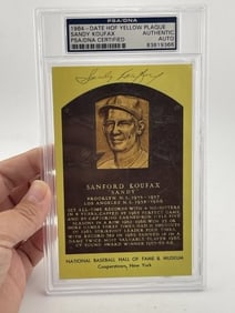 Sandy Koufax Hand Signed Authentic Autograph