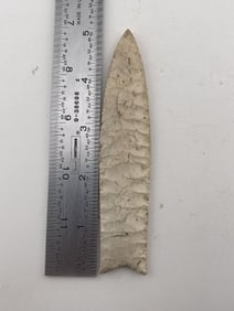 5" Finely made Clovis beautiful flaking Indian Artifact Arrowhead